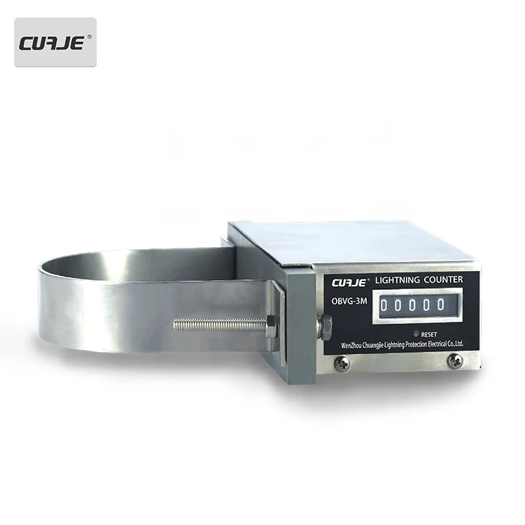 Surge Counter Outdoor SPD IP65 Lightning Protector 0-99999 5 Digits Display Surge Lightning Strike Counter