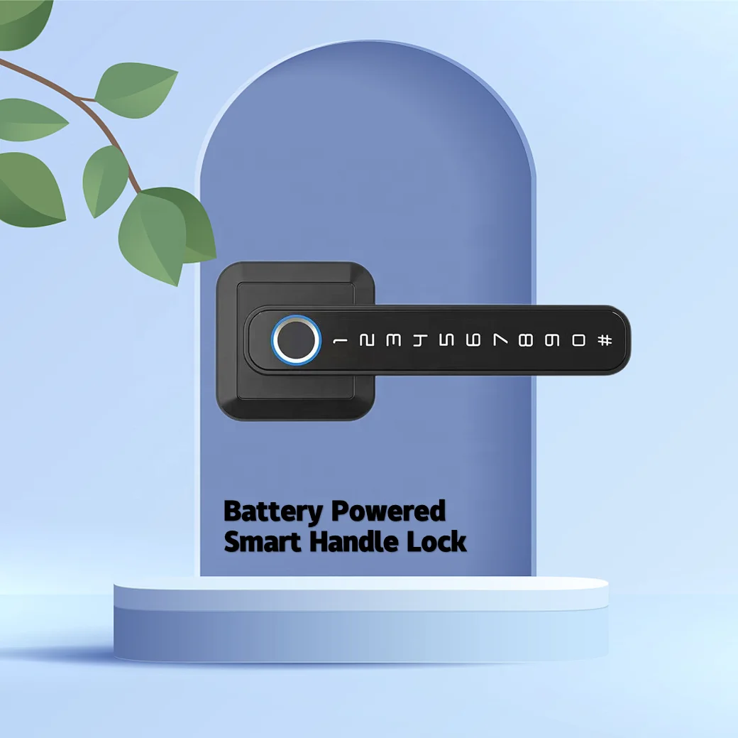 TT Lock APP Cerradura Inteligente Con Tubular Lock Smart Door Lock with Wifi Fingerprint for Apartment