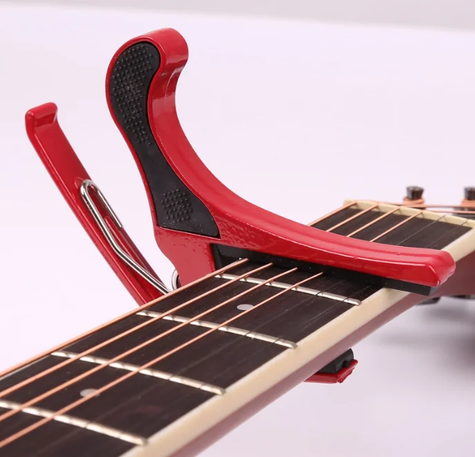 High Quality Zinc Alloy Guitar Capo Best Acoustic Shark Capo for Stringed Instruments Free Sample Available