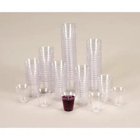 Mini Clear Plastic Communion Cup