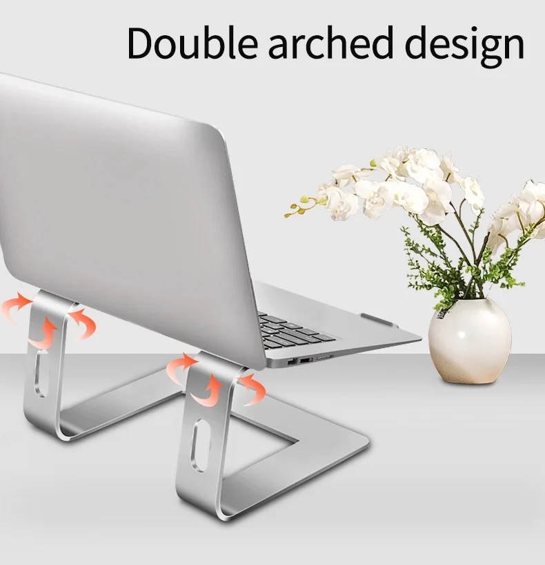 Soporte de computadora portátil ajustable de 360 grados PC plegable ergonómico  Notebook Notebook Desk Soporte para computadora portátil para la cama Sala  de estar Blanco Alargar comprar a buen precio — entrega
