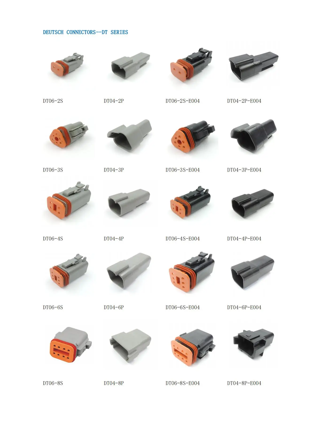 Dt1308pc 8pin Waterproof Connector Pcb Curved Needle Car Circuit Board