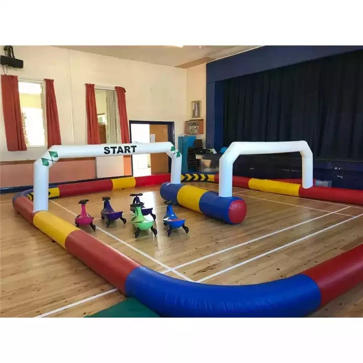 Толстый надувной бампер из ПВХ для парка развлечений гоночный трек