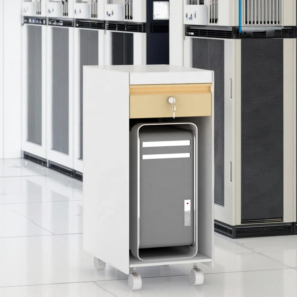 Modern Heavy Duty Stainless Steel Eco-Friendly Server Rack Unit Cabinet for Clinic School Workshop IT Systems 350mm Width 4