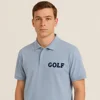Flocked logo