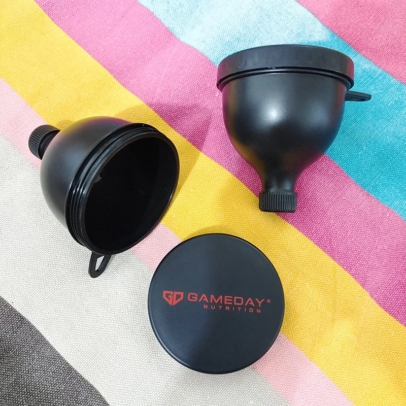 Custom Made Plastic Powder Addition Protein Jar Shape 100ml Bottles