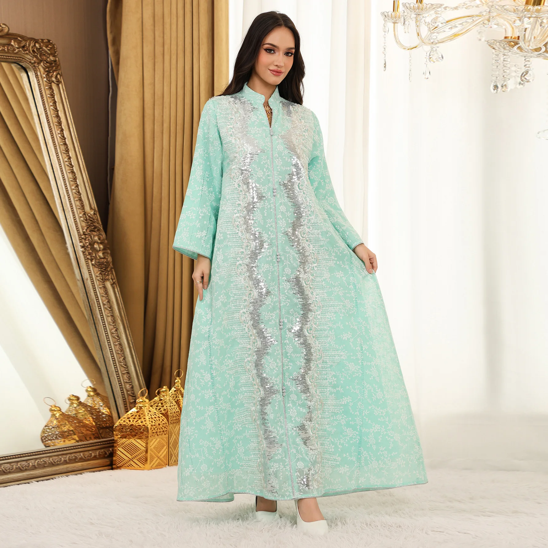 white christmas dresses All-Over Print Embroidered EID Lawn Dress for Girls with Chiffon Dupatta –  Best Price Online in Pakistan main image 0