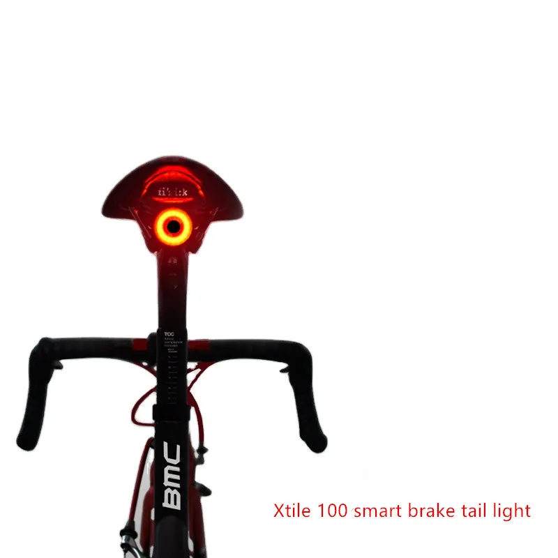 Xlite 100 Brake Induction Bicycle Taillight LED Indicator USB Rechargeable Waterproof