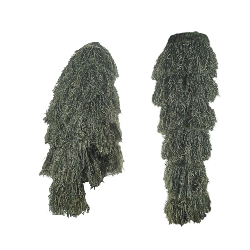 Traje De Ropa De Camuflaje Francotirador Ghillie Traje De Tela Para La Caza  De Ropa Al Por Mayor - Buy Traje Ghillie De Francotirador De Camuflaje  Product on 