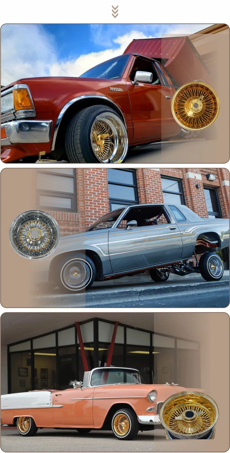 Custom Wheel Custom 26 Inch Rims Front And Rear Wire Wheels - Buy ...