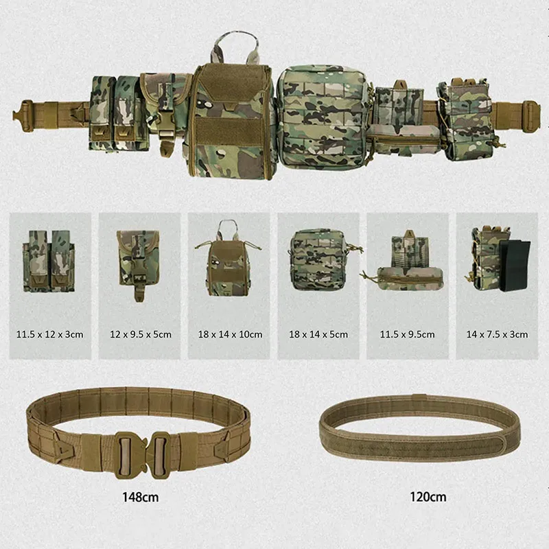 Outdoor Waist Pack Waist Pack Belt Bag Adults Adjustable Strap Utility Storage Bag for Hiking Gaming Hunting Tactical Belt