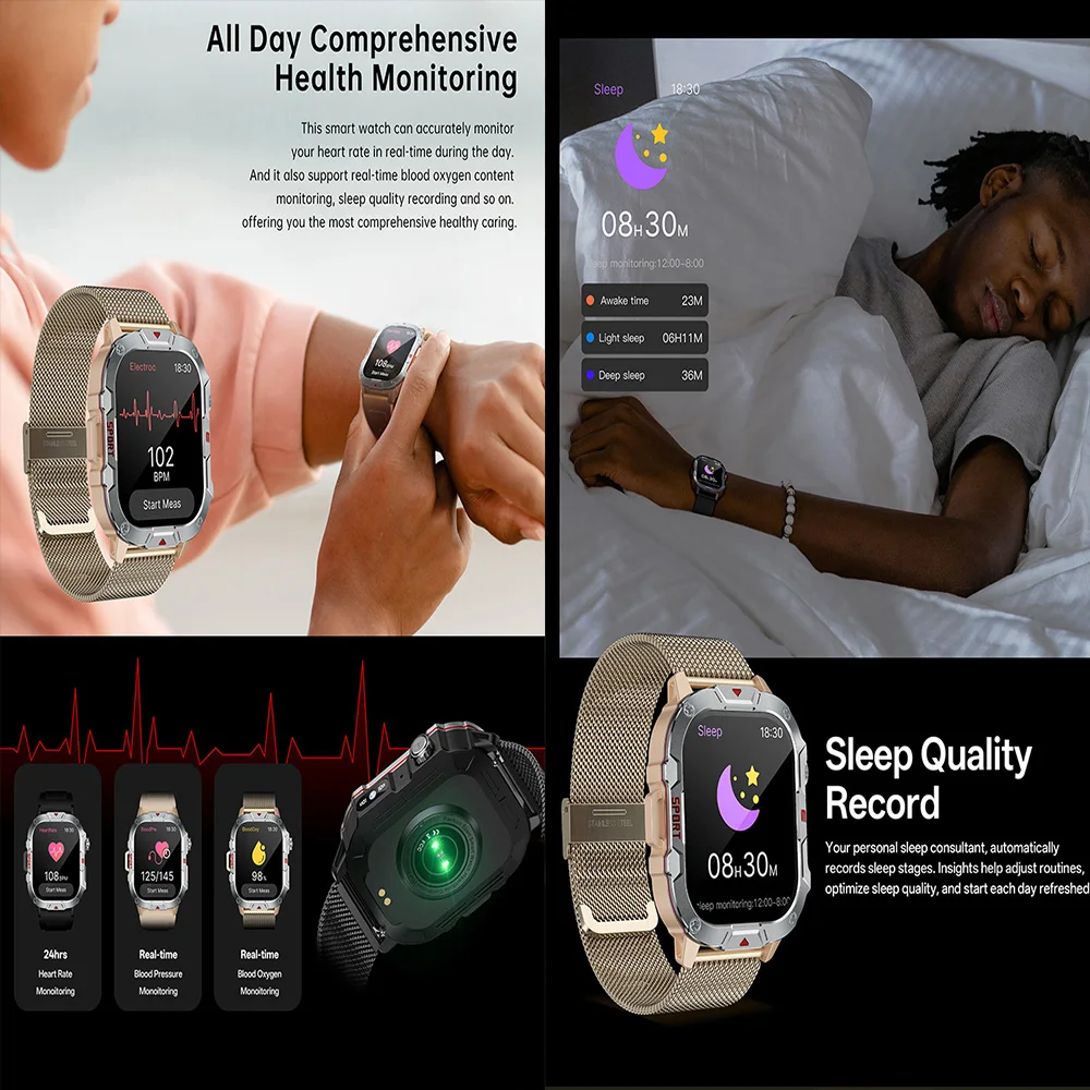 Wrist Smartwatches With Call Function Touch Screen Smartwatch