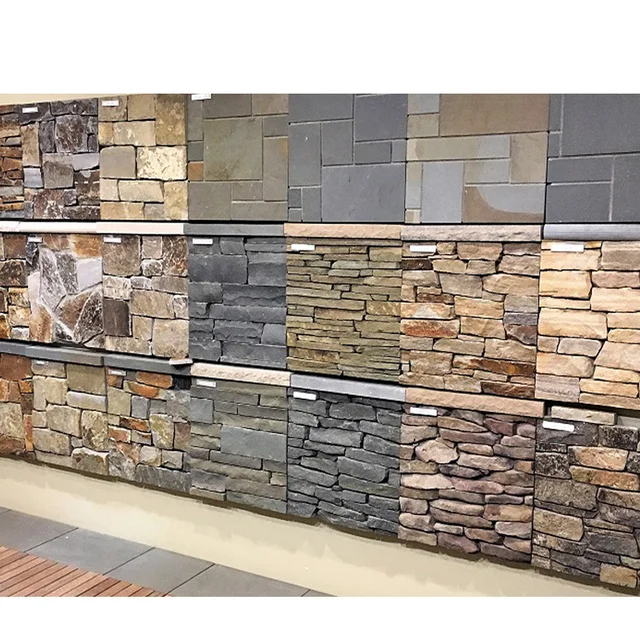 Artificial outdoor polyurethane stone artificial PU rock stone wall panel