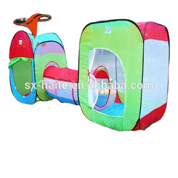 Deux Cubby Un Tunnel 3 En 1 Aire De Jeux Pour Enfants Tente De Jeu Maison Et Tube Pour Enfants Ideal Pour Amusants Interieurs Et Exterieurs Buy Pliable Enfant Playhouse Interieur Et Exterieur