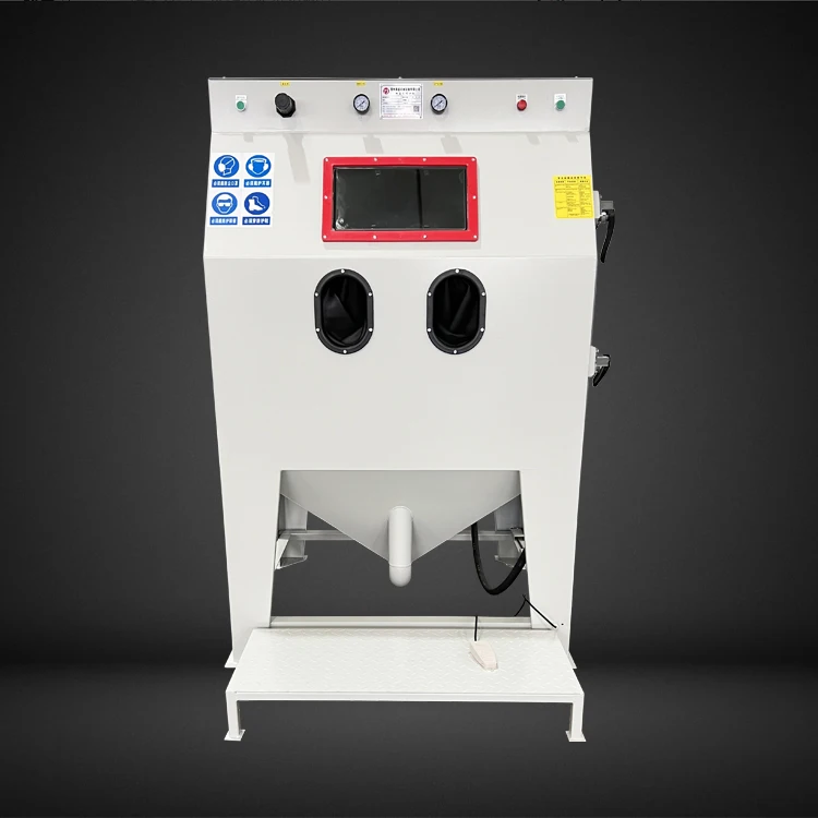Portable Manual Sandblasting Cabinet Fast Delivery Container Sand Blast Room for Working Industry Featuring Essential Motor Core