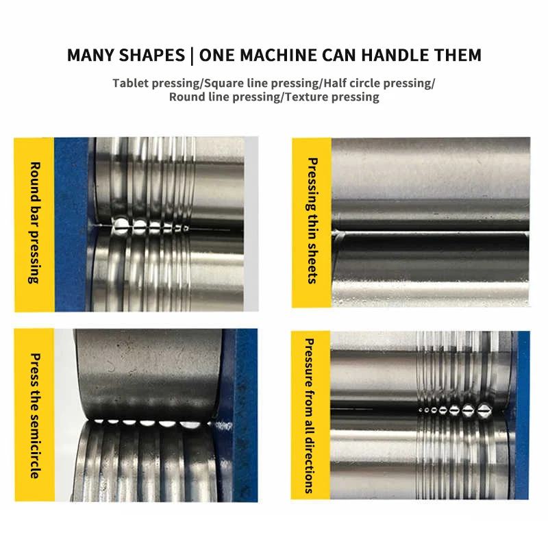 Hand Mini-tablet-press-machine Gold Jewelry Sheet Pressing Machine Bracelet Making Machine  Rolling Mill Jewelry Tools Equipment