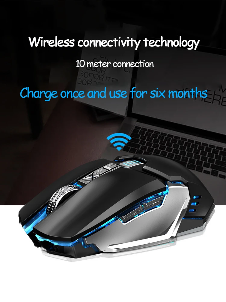 Xinmeng K670RGB Knob Rechargeable Wireless Keyboard and Mouse Set Keyboard and Mouse Set