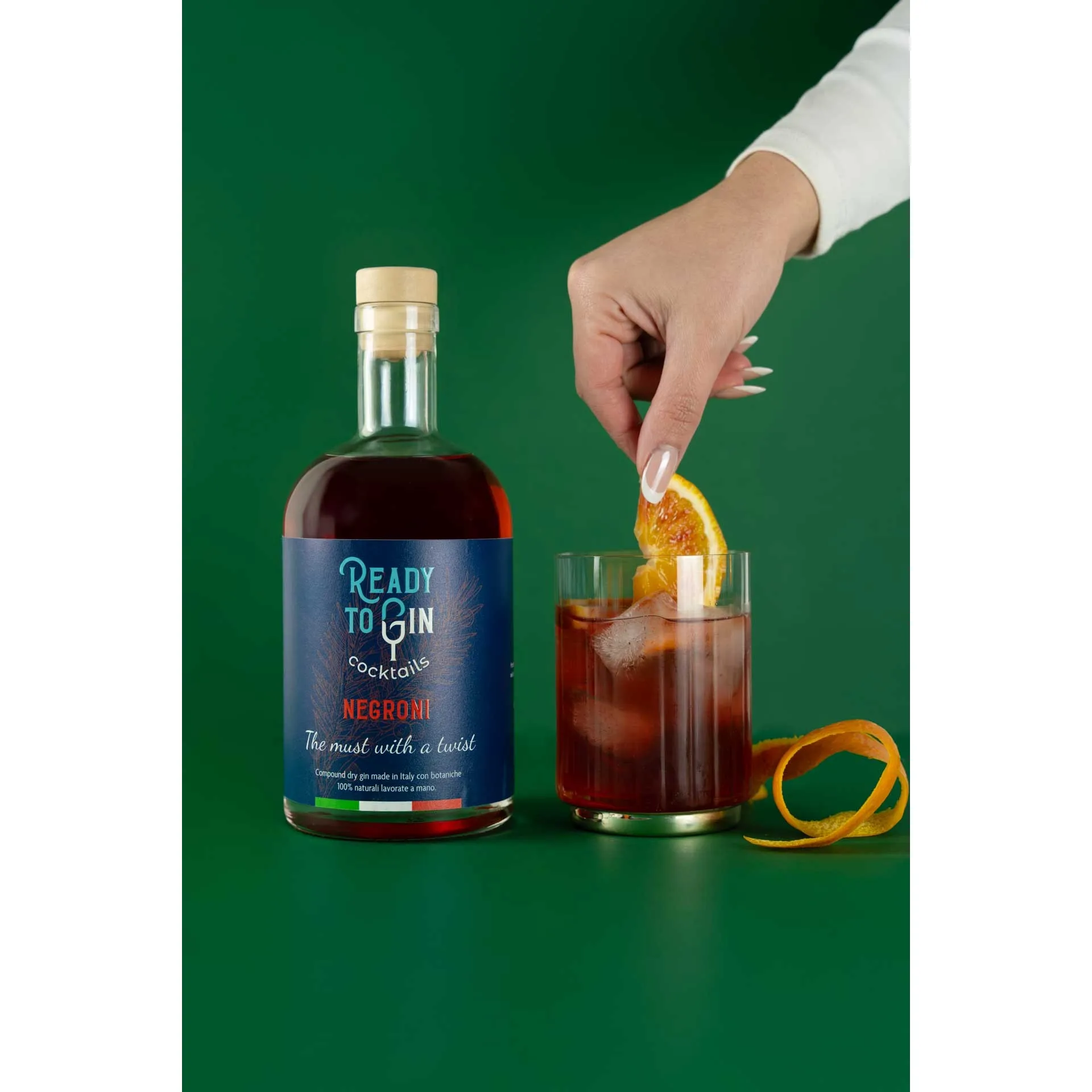Ready To Gin Negroni Cocktail 700ml Ready To Drink Premium Spirit Mix