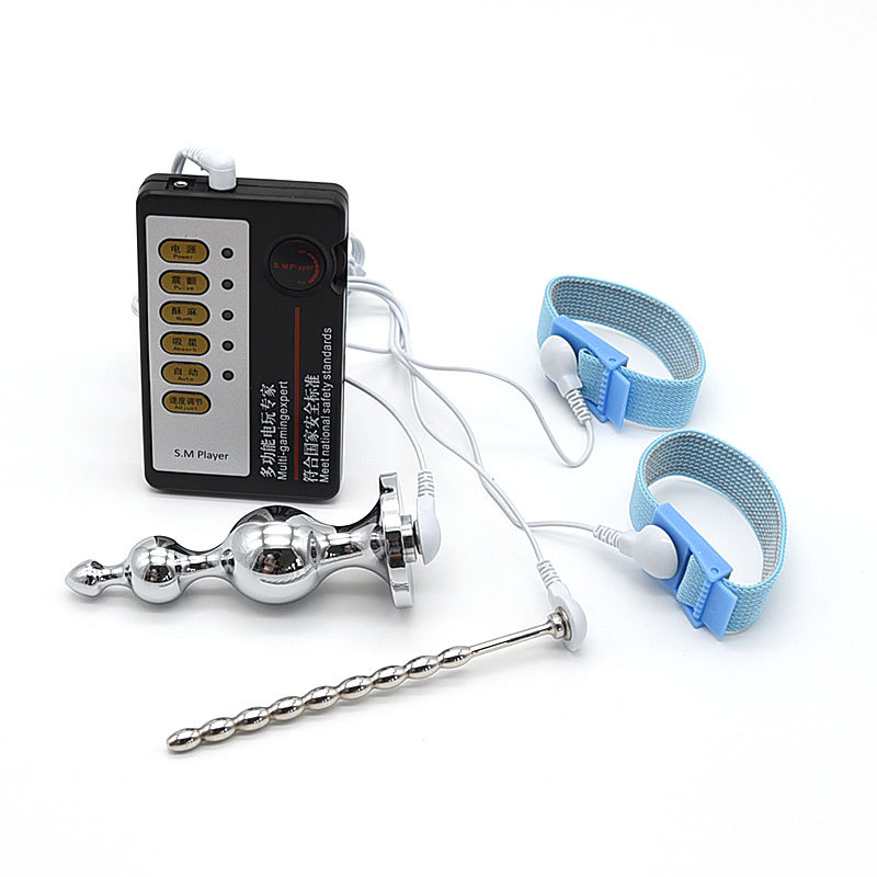 Electro Kit E-Stim Shock Cock & Ball Ring, Urethral Sound, Anal Butt Plug,  Sex Toy for Men: Adult Products - Alibaba.com