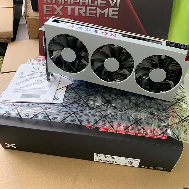 Used Xfx Msi Asus Amd Radeon Vii 16gb Graphics Card With 16gb Hbm2 4096-bit  Dp/ Pci-e With Oem Package Used - Buy Xfx Amd Radeon Vii 16gb Graphics