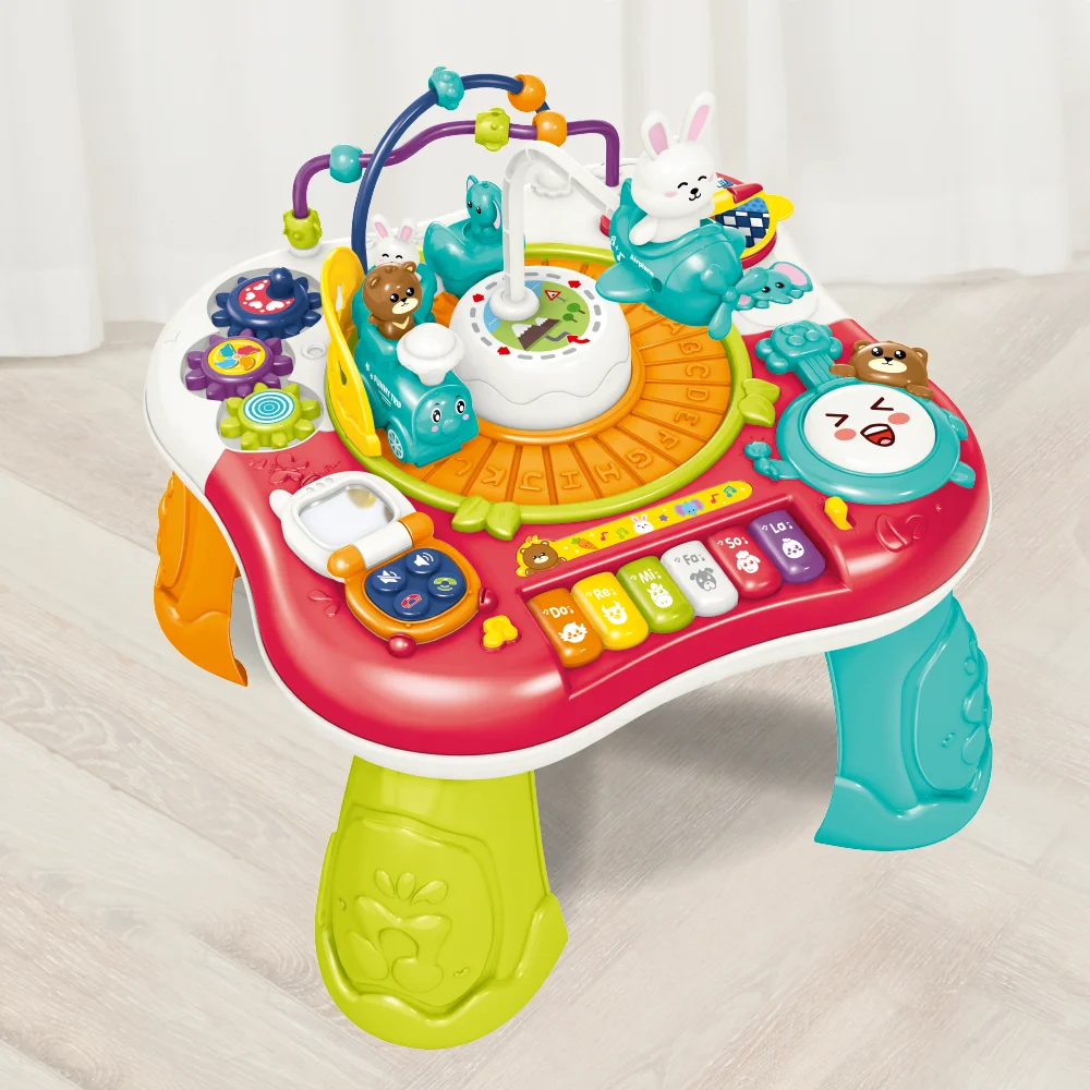 Wholesale Multifunctional 2 In1 Game Table Activity Desk Baby Infant Educational Study Toys