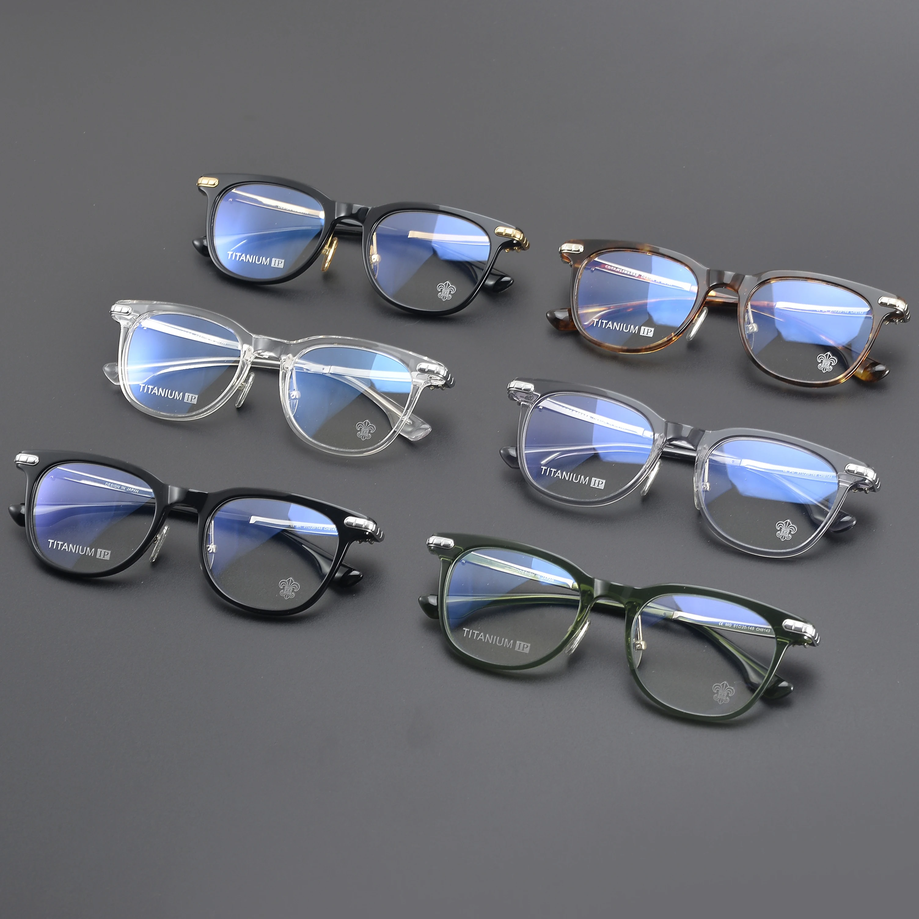 Premium Unisex Full Frame Prescription Optical Glasses Teacher Computer Protective Lens Manufactured China Luxury Men Glasses