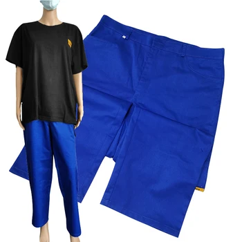 Good Price Blue Color Comfortable Washable Cleanroom ESD Antistatic Working Pants for Industry Wear