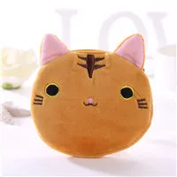 High Quality Soft Plush Lovely Cat Coin Purse Wholesale Custom Kid Gift Anti-Lost Zipper Purses Keychain Accessories Wallet