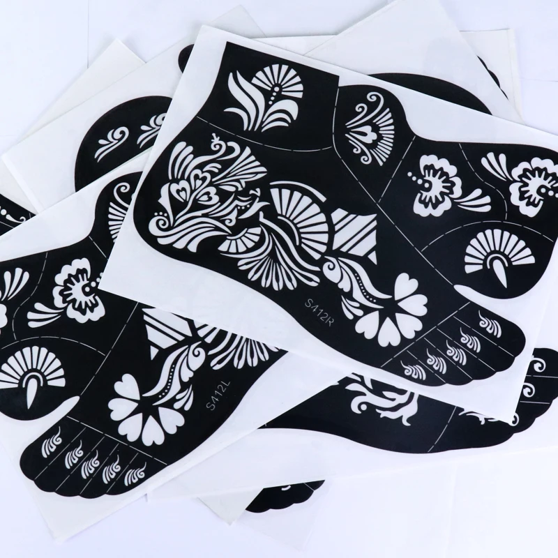 Оптовая продажа, многоразовый трафарет для татуажа