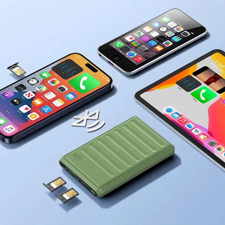 IKOS K7 デュアルSIMアダプター 本体 IKOS K7 Multi SIM Card Adapter for iPhone - Supports Dual & Triple