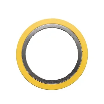 Outer reinforced annular spiral wound gasket Carbon steel/graphite gasket graphite sealed metal spiral wound gasket