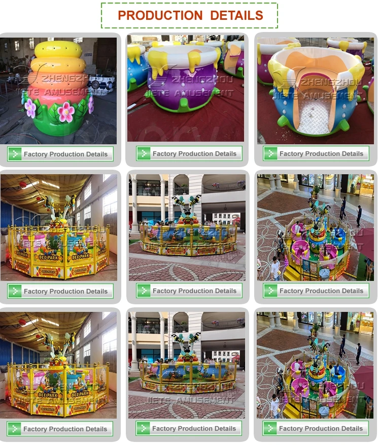 Happy House Game Room Amusement Equipment Spray Ball Electric Rotary Car Outdoor Amusement Ride