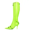 9cm green boots single 200 pair