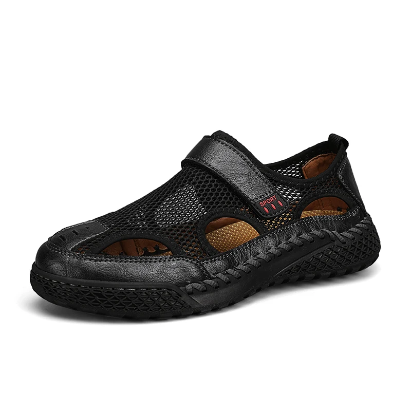Durable Anti Slippery Mesh Breathable Comfortable Summer Sandals Shoes for Men