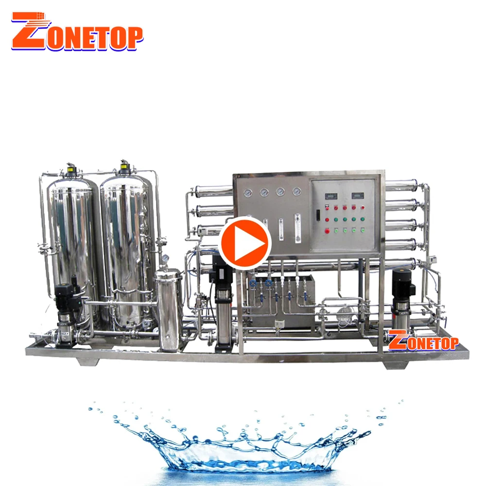 500L/Hour 1T 2 Ton 2000LPH 3000LPH Brackish Water Ro System Treatment Plant