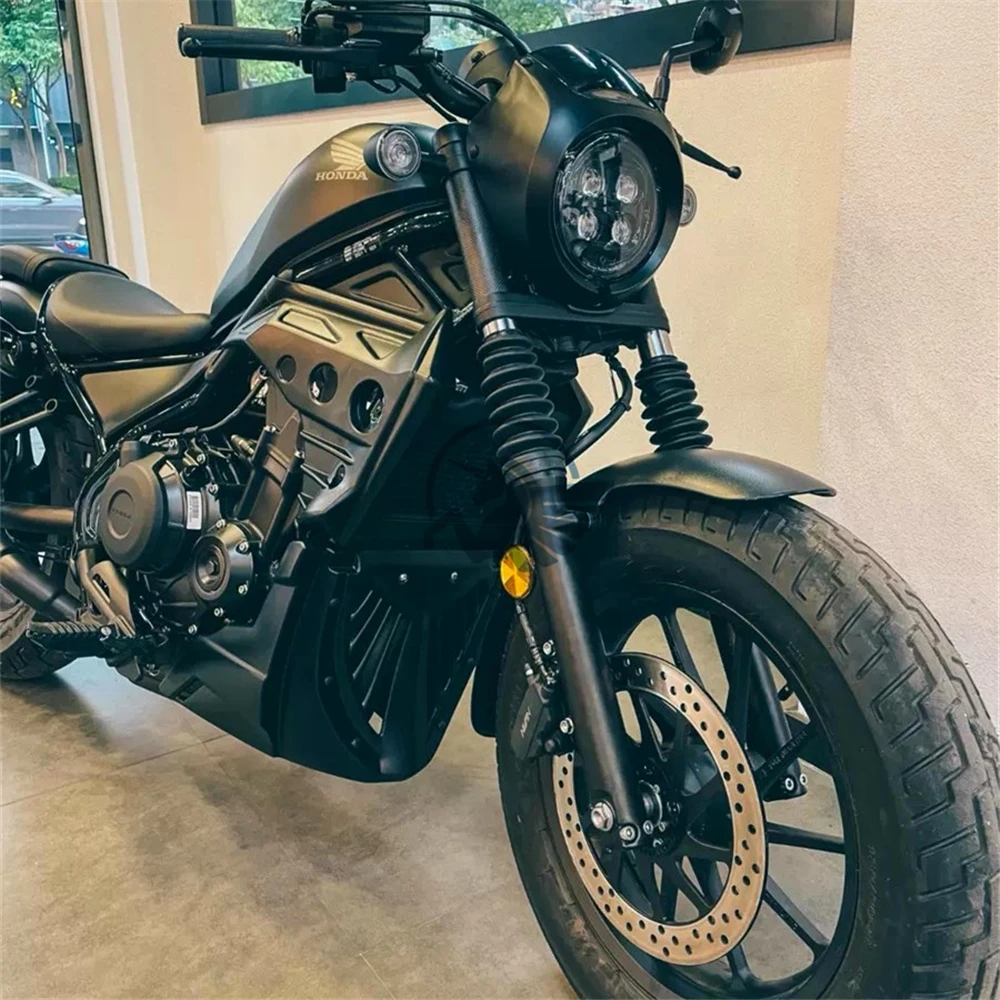 Передняя Нижняя панель радиатора, обтекатель для подбородка, спойлер для Honda Rebel CMX 300 500 CMX300 CMX500 2017, индивидуальные запчасти