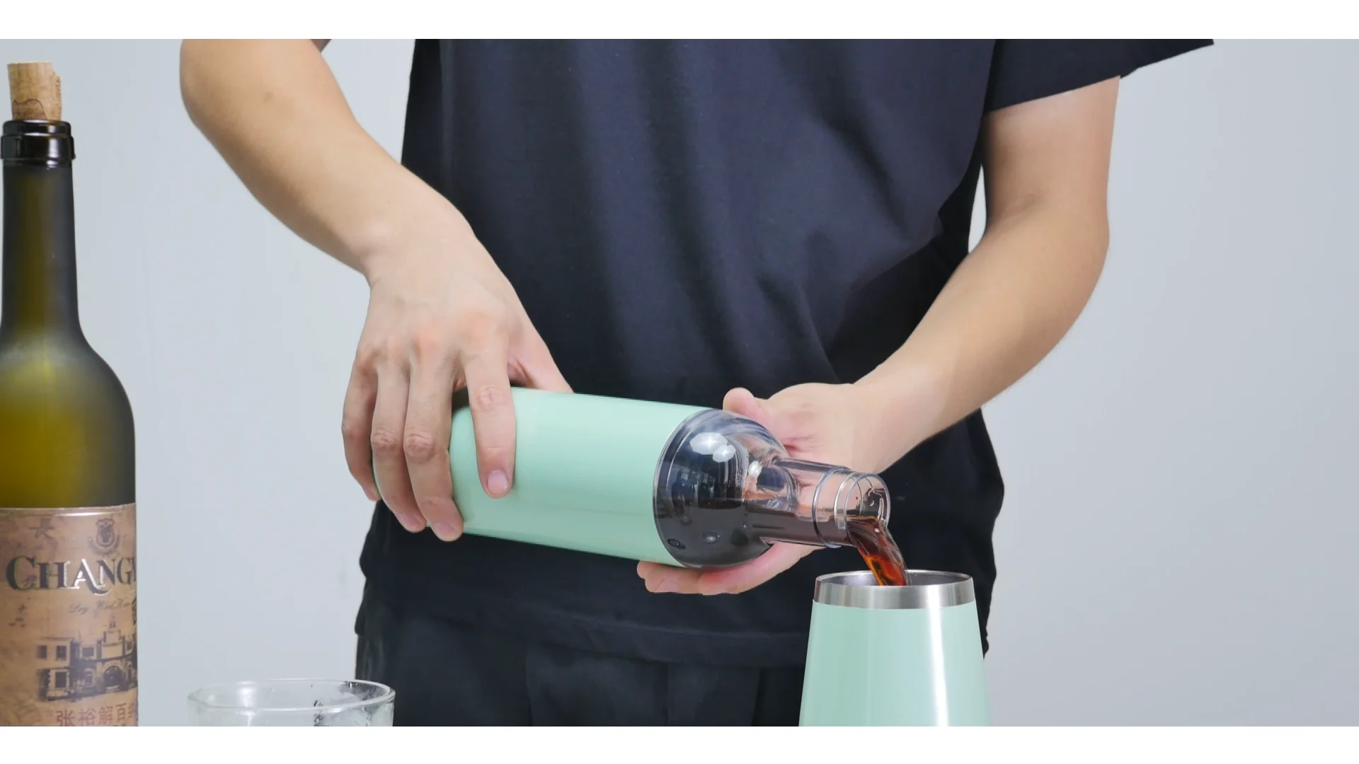 New Product Wholesale Stainless Steel Insulated Tall Stemmed Wine