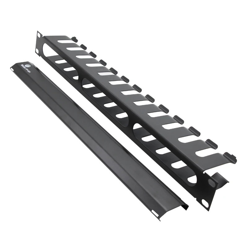 Vcom Rack Mount Metal 24 Ports 1u Cable Management Network Cable 19 ...