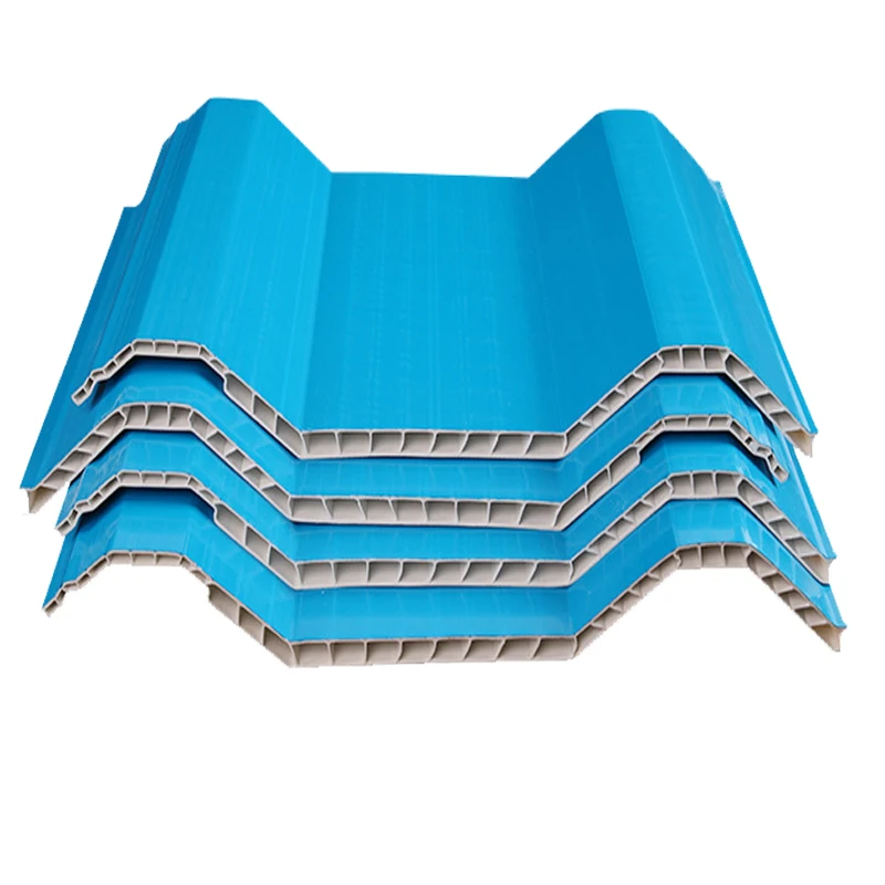10 mm Thickness Plastic Hollow Sheet Factory Supplying PVC Corrugated Roofing for Farmhouse Warehouses Workshop