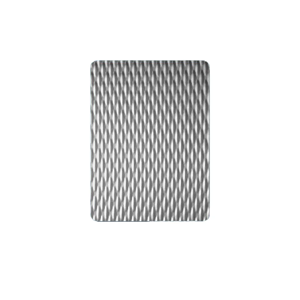 Stainless Steel  Pattern Plate 301 304 316 Anti Skid Diamond/Tread Chequered /Embossed Checkered Stainless Steel Sheet