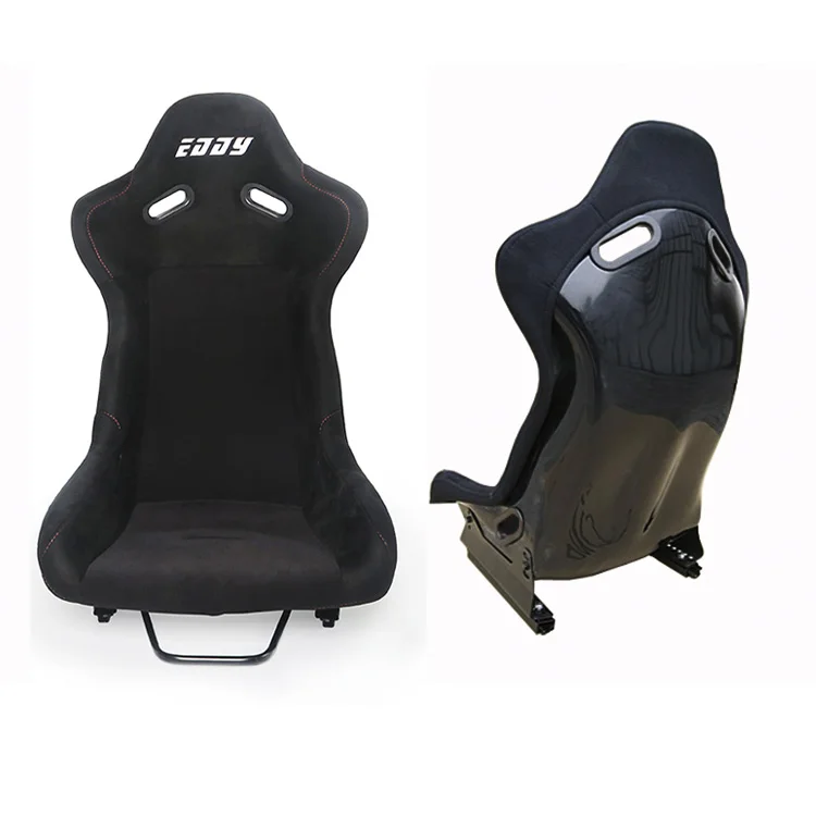 Eddystar Supply Custom Sim Racing Car Seats Black Bucket Seats Racing Car Seats
