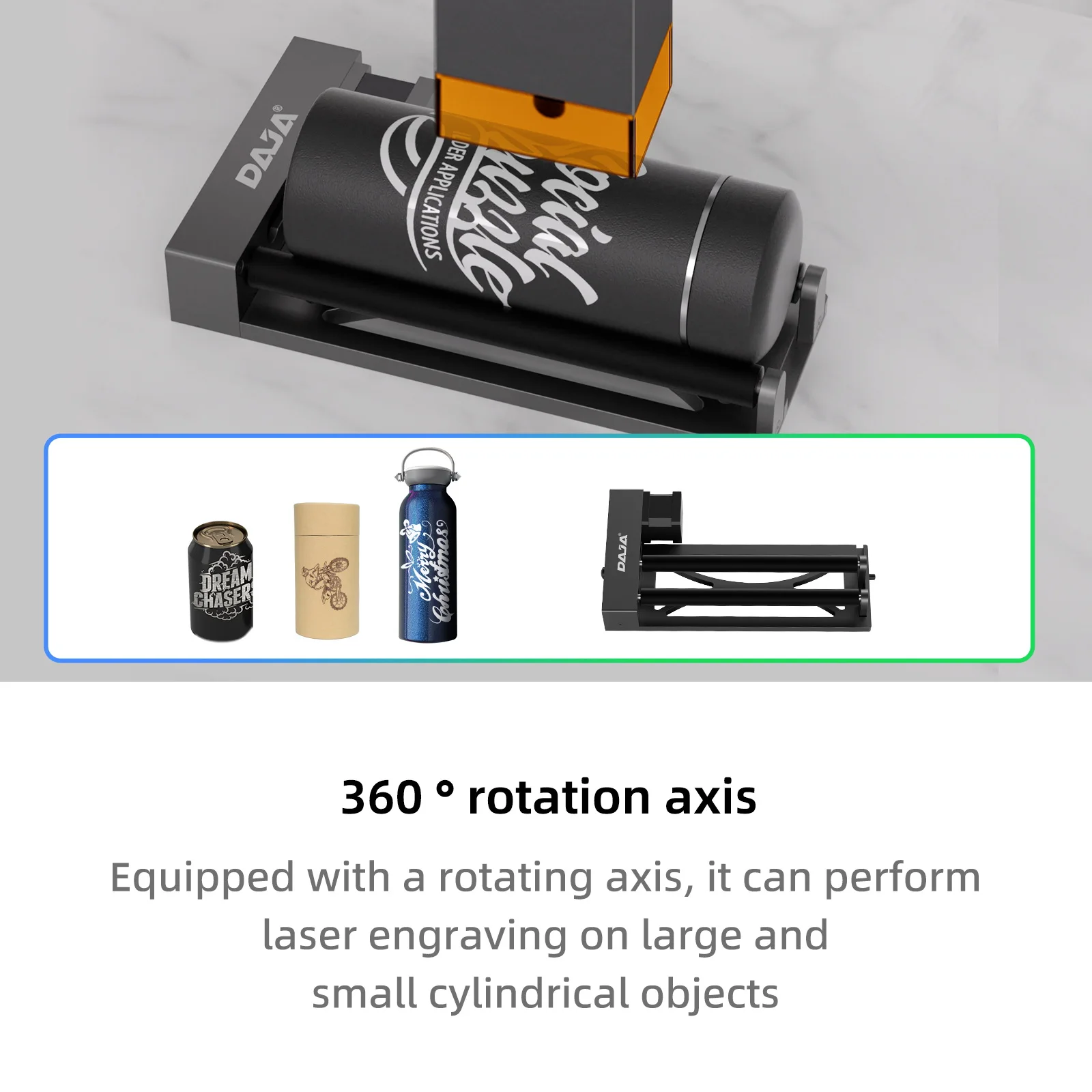 DAJA D4 Engraving Router Cheap Module Desktop Carving Wood Laser Cutting Machine Portable Laser Cutter
