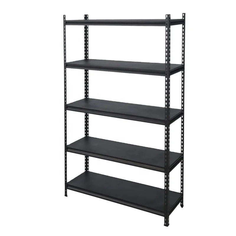 Warehouse Shelving Heavy Duty Steel Storage Shelves Basement Rack Metal ...