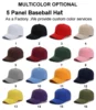 Casquette de baseball 5 panneaux