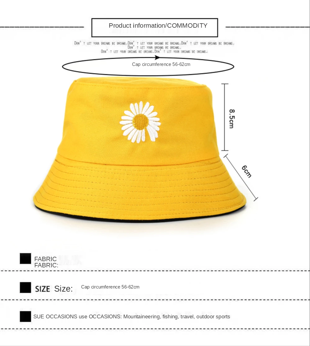 Sun-proof Small Brim Hat Bucket Hat 