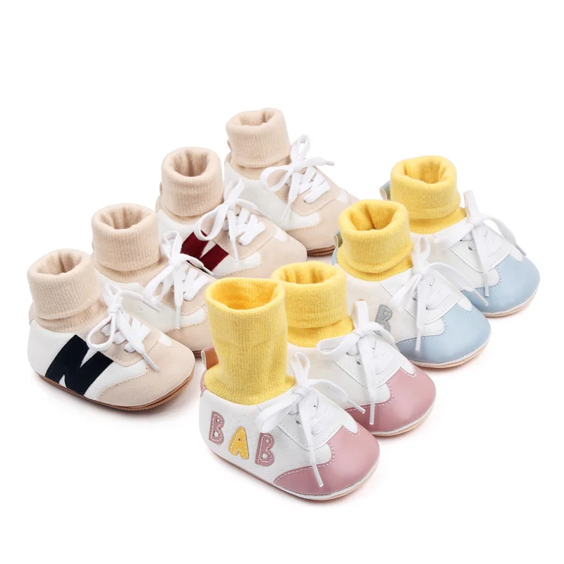 Autumn and Winter Warm Newborn Baby Walking Socks Shoes Cute and Comfortable Walking Shoes