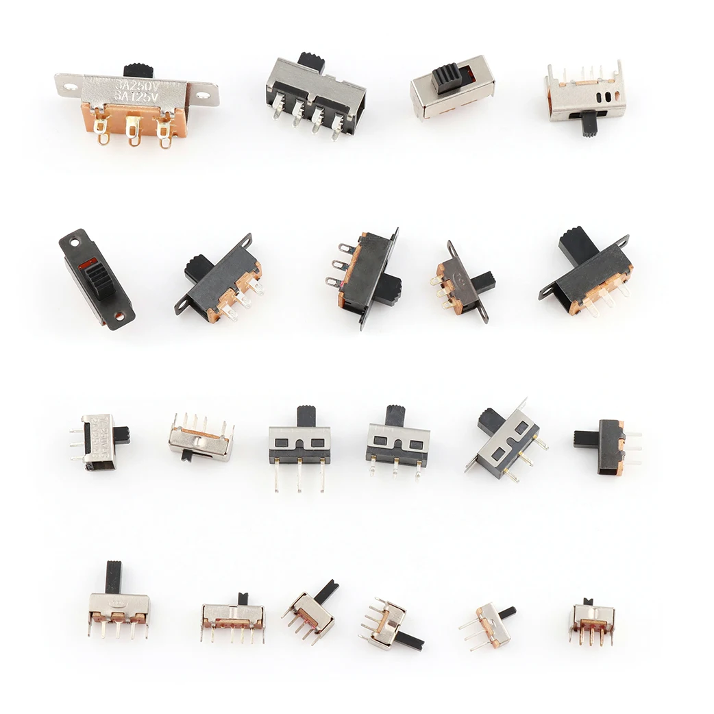 slide switches SS13D01-VG6 3 position switch dpdt slide for toy 1p3t dip Vertical slide Switch