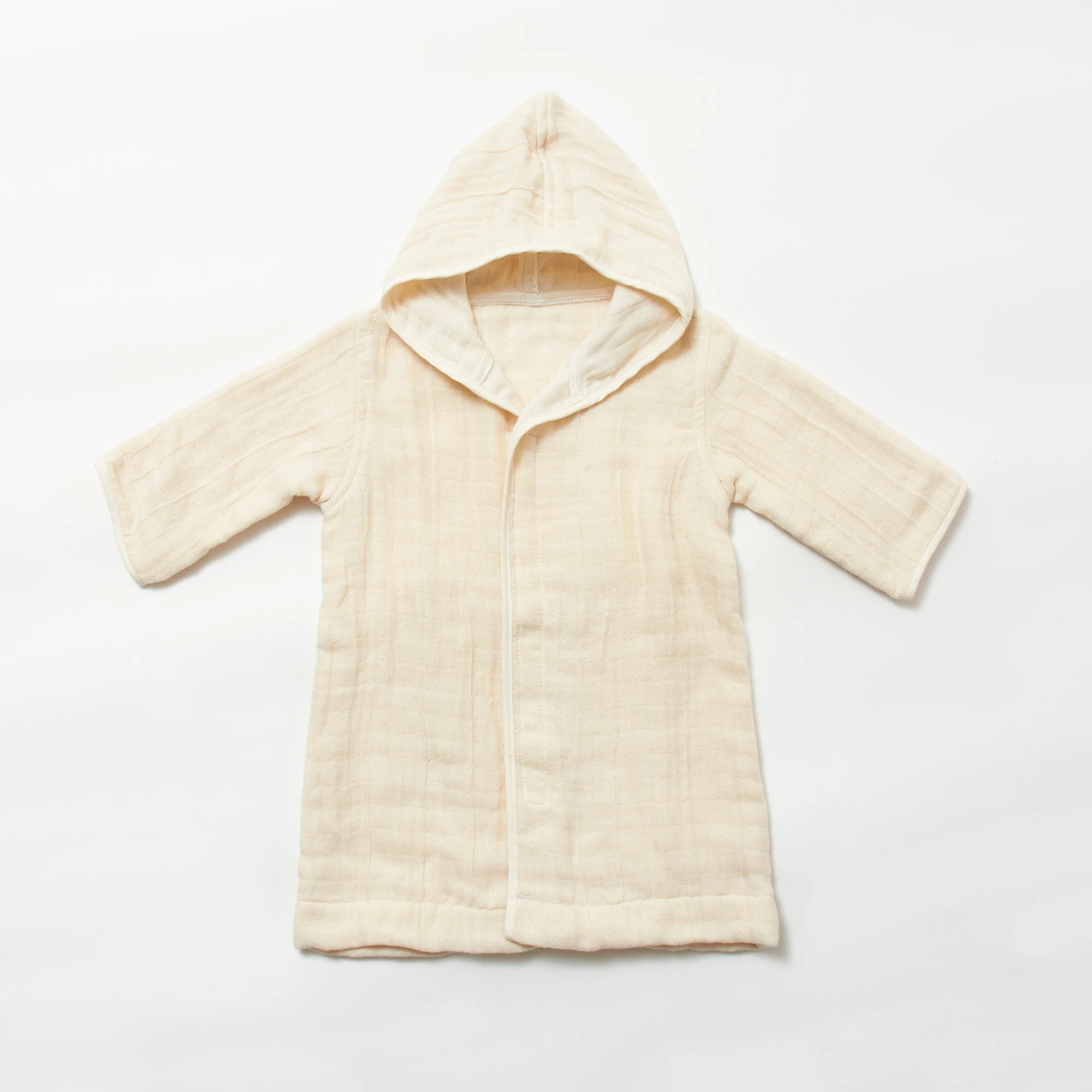 Personalized Cotton White Baby Bathrobe With 100 Organic Cotton Four