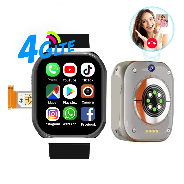 Order Dw89 Ultra 4G Android Smart Watch CAMERA 16GB, 128GB WiFi 49mm TOP  Model Online From SmartWatch World,MUMBAI