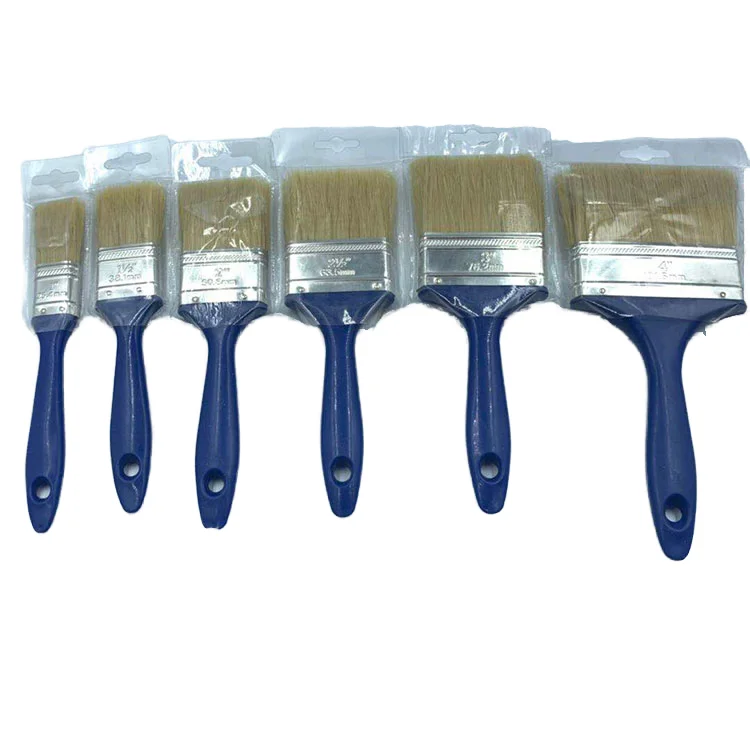 Высококачественная пластиковая щетина для краски с деревянной ручкой